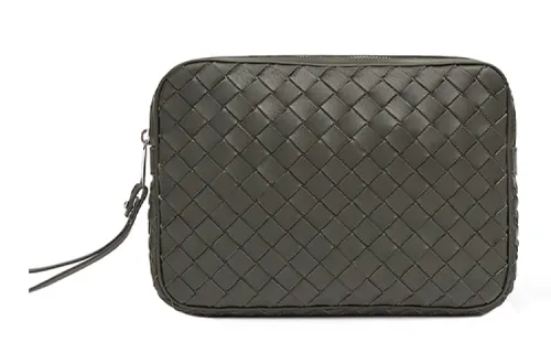 Bottega Veneta Woven Leather Clutch Men's Jasper