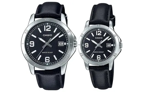 CASIO Unisex Pair Table Series Black Watch