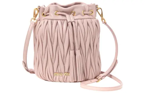 MIU MIU Sheepskin Crossbody Bag, Shoulder Bag Regular Women's Pink