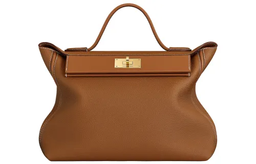 HERMES 24/24 Swift Calfskin Shoulder Bag, Crossbody Bag, Handbag Women's Gold