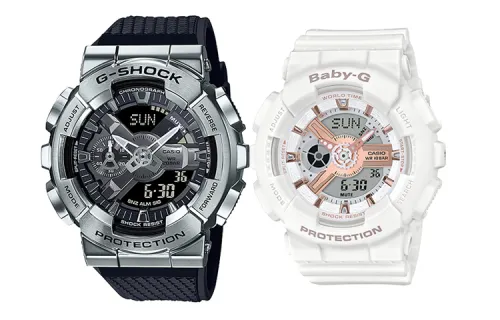 CASIO Unisex Pair Table Series Black Watch