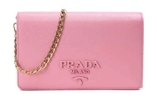 PRADA Cow Leather Shoulder Bag, Crossbody Bag Regular Women's Pink