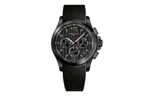 LONGINES Comcast V.H.P Series Quartz Movement 50m Waterproof Men's Watch Black Dial Stainless Steel Case