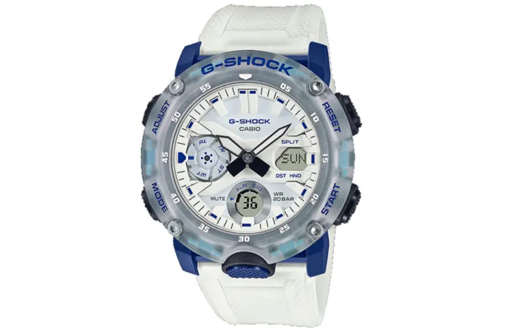 CASIO Men G-SHOCK White Watch GA2000HC7A