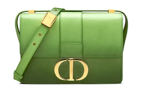 DIOR Cow Leather Shoulder Bag, Crossbody Bag Small Women's Candy/Green