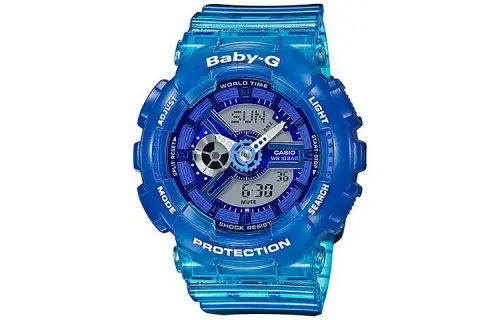 CASIO Women's BABY-G Blue Watch BA-110JM-2A