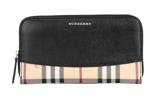 Burberry Cow Leather Card Holder, Wallet Women's Black