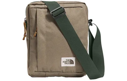 THE NORTH FACE 2L Athleisure One Shoulder Crossbody Outdoor Bag Polyester Linen Brown Unisex