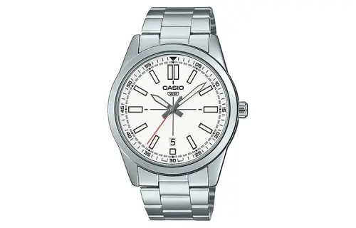 CASIO Men Standard Series White Watch MTP-VD02D-7E