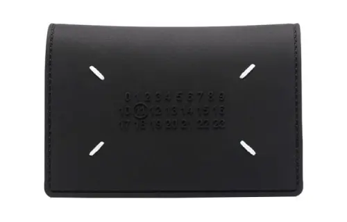 Maison Margiela Calfskin Card Holder Men's Black