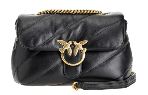PINKO Puff Sheepskin Pillow Bag, Shoulder Bag, Crossbody Bag Large Women's