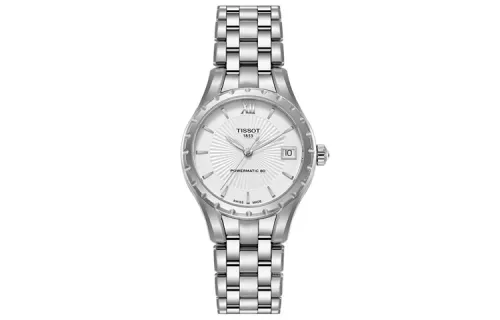 TISSOT T LADY T LADY Mechanical Movement Women's Watch 34mm White Dial Stainless Steel Case
