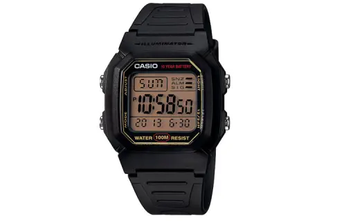 CASIO Men YOUTH Black Watch W-800HG-9A