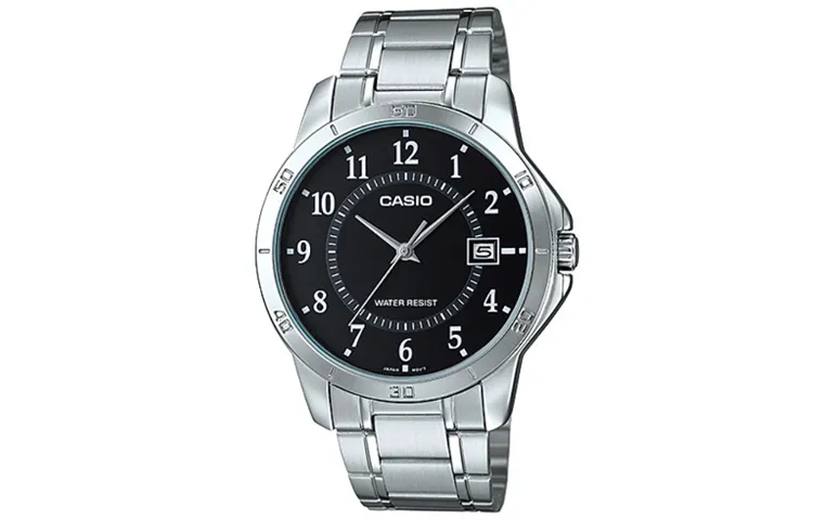 CASIO Men Standard Series Black Watch MTP-V004D-1B