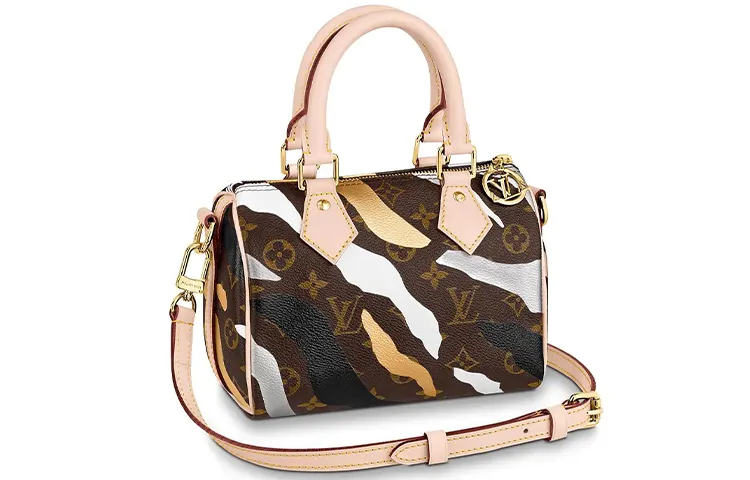 LOUIS VUITTON Lvxlol Speedy Bandouliere Monogram Bb Gold/Silver
