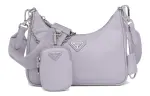 PRADA Re Edition Recycled Nylon Crossbody Bag, Shoulder Bag Women's Wisteria Purple