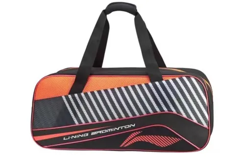 Li Ning Badminton Collection Casual Polyester Handbag Regular Unisex Black Pink