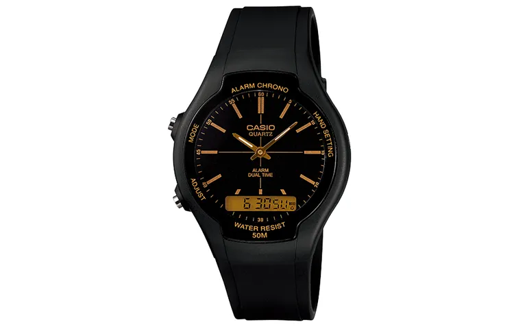 CASIO Men Standard Series Black Watch AW-90H-9E