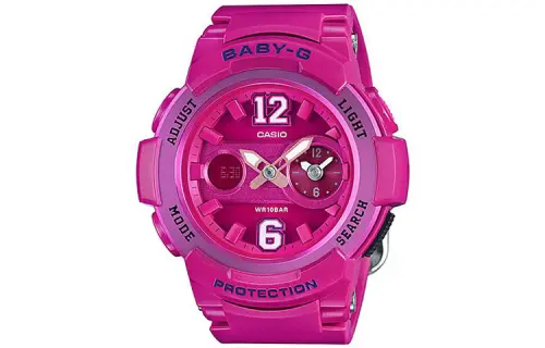 CASIO Women's BABY-G Red Watch BGA-210-4B2