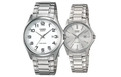 CASIO Unisex Pair Table Series White Watch