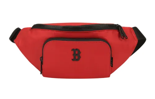 MLB Polyester Crossbody Bag, Sling Bag, Fanny Pack Regular Unisex Red