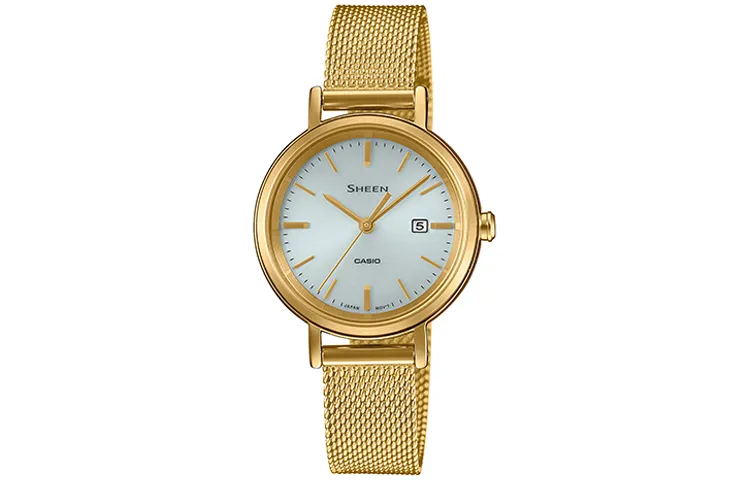 CASIO Women's SHEEN Silver Watch SHS-D300GM-7A