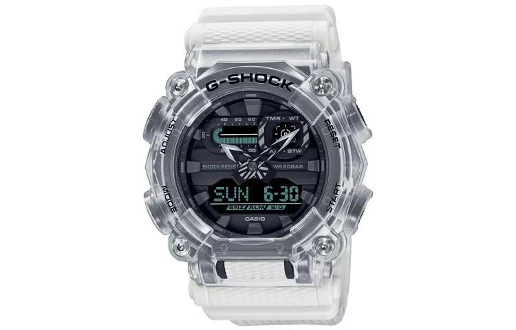 CASIO Men Liquid Crystal/Analog Dual Display Series Black Watch GA-900SKL-7APR