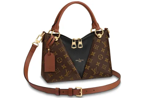 LOUIS VUITTON Canvas With Leather Handbag, Shoulder Bag, Crossbody Bag Women's