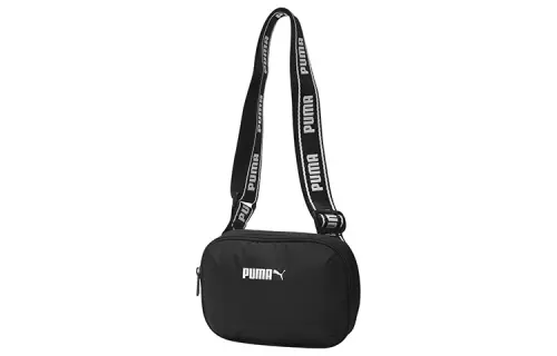PUMA Fabric Shoulder Bag, Crossbody Bag Regular Unisex Black