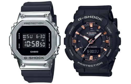 CASIO Unisex Pair Table Series Black Watch