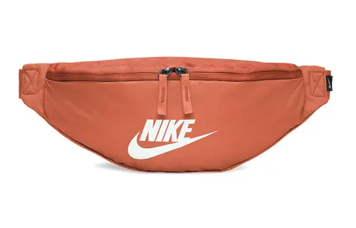 Nike Polyester Crossbody Bag, Fanny Pack Regular Unisex Orange Red