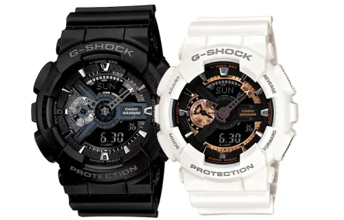 CASIO Unisex Pair Table Series Black Watch
