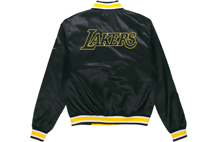 Мужская куртка Nike NBA Los Angeles Lakers City Edition (черная) — фото 2