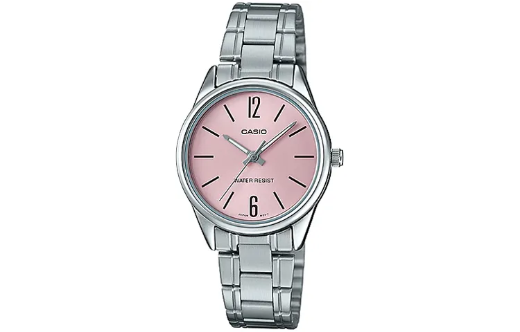 CASIO Women's Standard Series Pink Watch LTP-V005D-4B