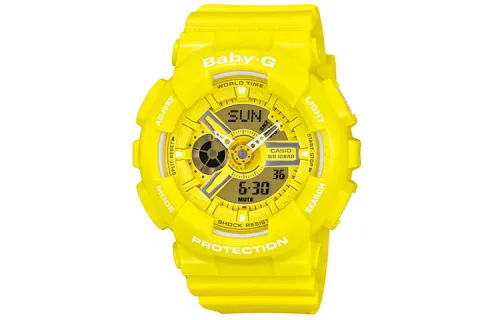 CASIO Women's BABY-G Yellow Watch BA-110BC-9