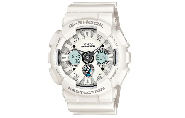CASIO Men White Watch GA-120A-7APR