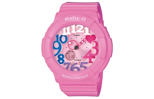 CASIO Women's BABY-G 43.4mm Pink Watch BGA-131-4B3