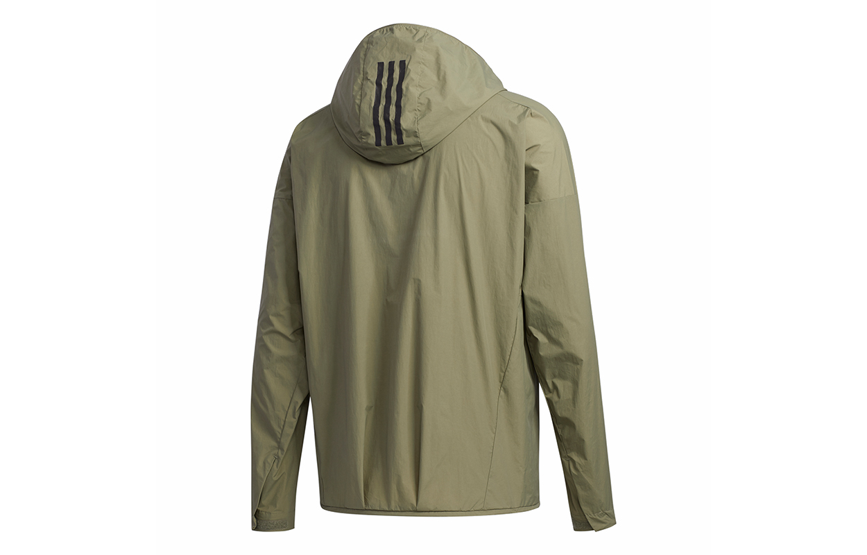 Мужская куртка adidas M Tec Anorak (зеленая) — фото 2