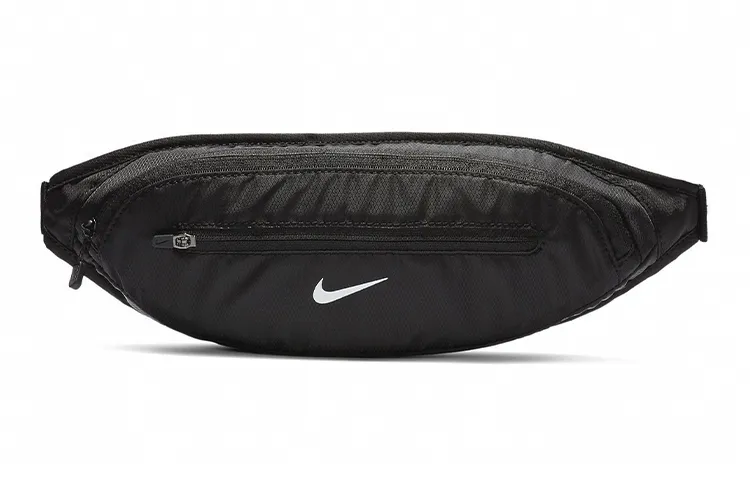 Nike Polyester One Shoulder Crossbody Fanny Pack Regular Unisex Black
