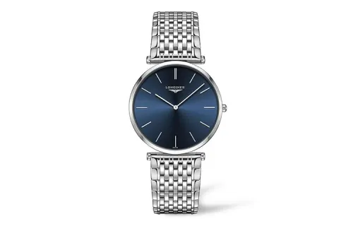 LONGINES Jialan Collection Quartz Movement Men's Watches Watch 38mm Blue Dial Steel Watch Case