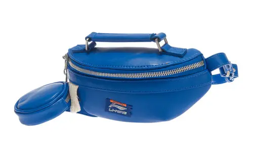 Li Ning Sports Fashion Collection Leather Fanny Pack Regular Unisex Blue