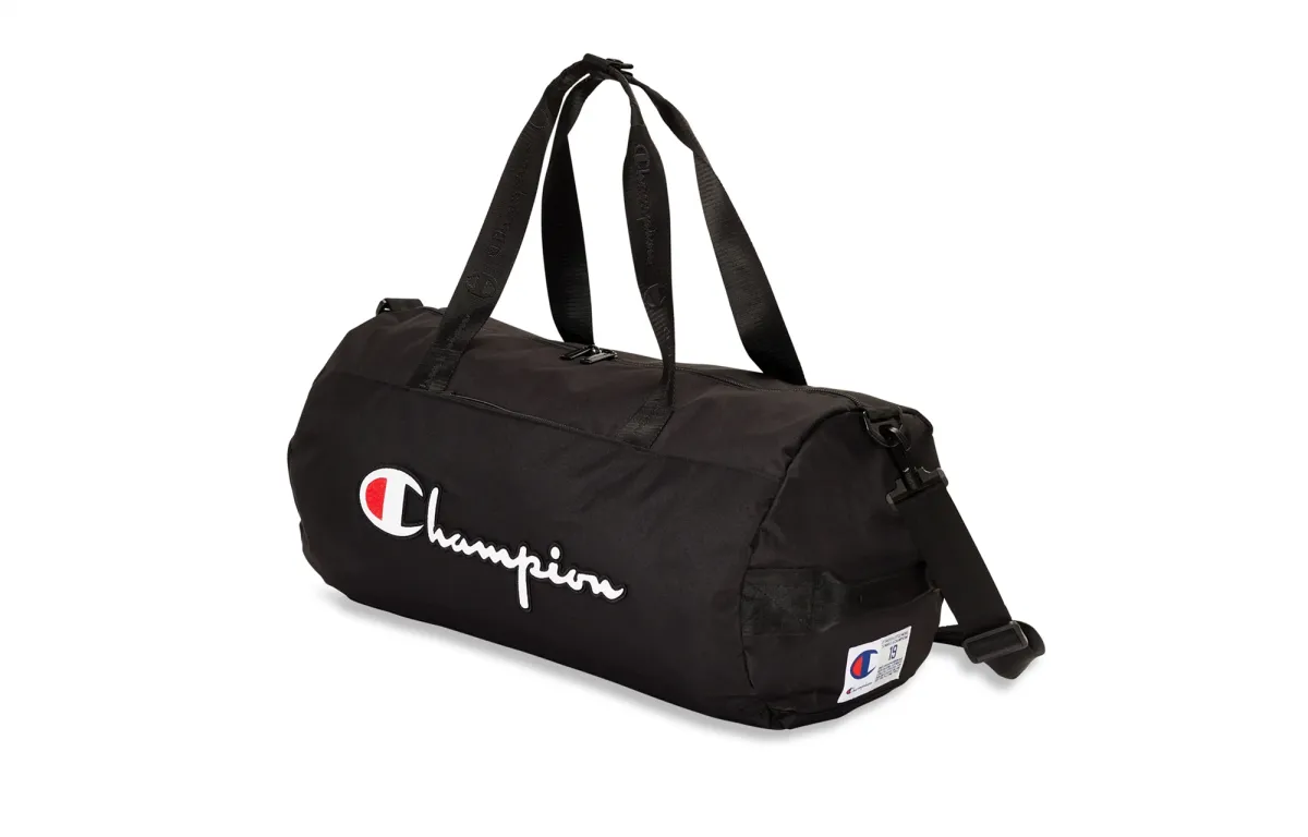 Champion Polyester Gym Bag, Travel Bag, Handbag Unisex Black