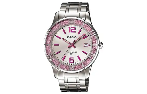 CASIO Women's Standard Series Pink Watch LTP-1359D-4AV