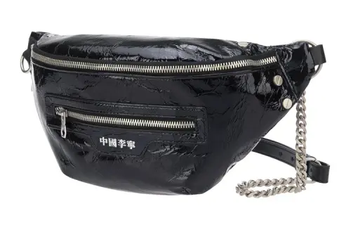 Li Ning Polyester Fanny Pack Regular Unisex Black