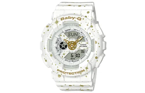 CASIO Women's BABY-G White Watch BA-110ST-7A