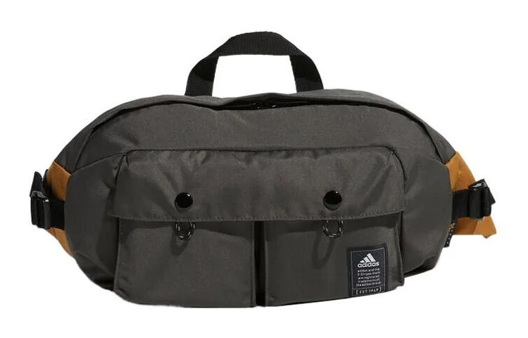 Adidas Polyester Sling Bag, Crossbody Bag, Fanny Pack Regular Men's Gothic Olive Green