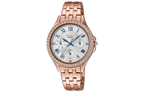 CASIO Women's SHEEN Silver Watch SHE-3062PG-7A