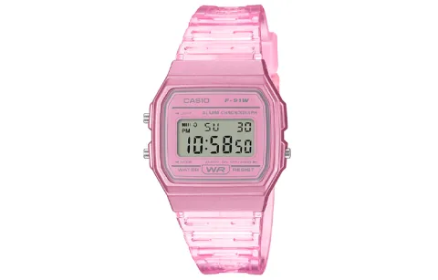 CASIO Women's YOUTH Pink Watch F-91WS-4JH