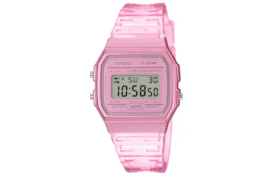 CASIO Women's YOUTH Pink Watch F-91WS-4JH