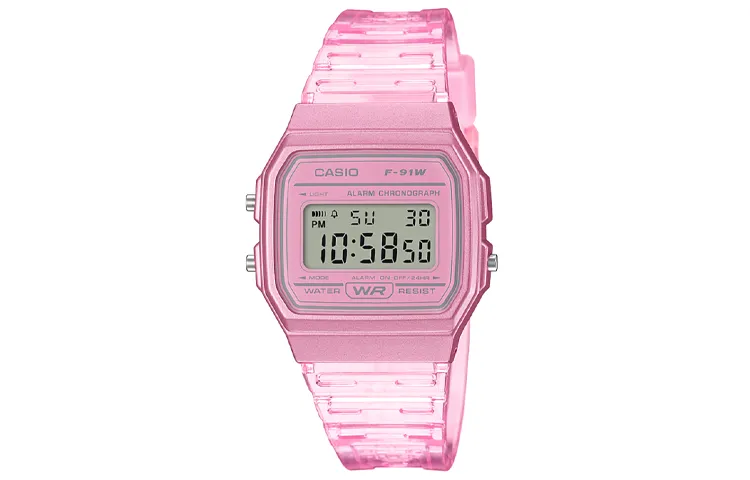 CASIO Women's YOUTH Pink Watch F-91WS-4JH